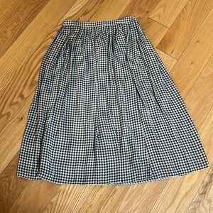 J.Crew plaid midi skirt